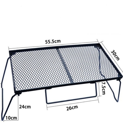 Ruim Draagbare BBQ Grill Opvouwbare Buiten Houtskool Grill Tafel voor Kamperen