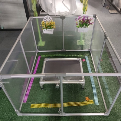 Vervaardiging USA Market DIY Transparante Opvouwbare Huisdierheining Cage voor Kleine Dieren