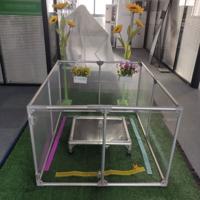 Vervaardiging USA Market DIY Transparante Opvouwbare Huisdierheining Cage voor Kleine Dieren
