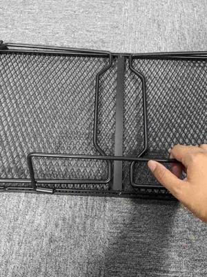 Gepersonaliseerd solide patroon vezel ademend mesh koeling huisdier bed wieg voor buiten ontspanning