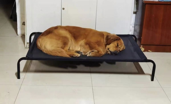 XL huisdierbed voor honden en katten Aanpasbare kleur ijzeren frame Koelfuncties en wolmateriaal