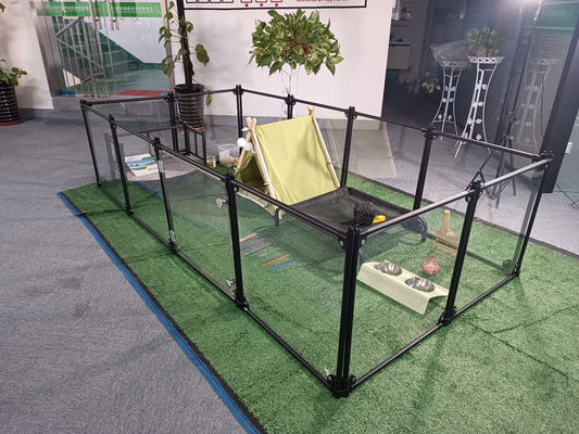 Indoor Heavy Duty Dog Exercise PlayPen Draagbare metalen hekpanelen voor energieke honden