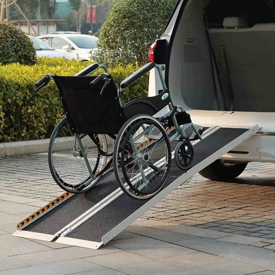 600 lbs laadvermogen Aluminium legering rolstoel oprit voor betere toegankelijkheid