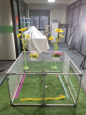 Afneembare acryl aluminium grote hondenspeelplaats voor zware huisdieren veiligheids hek voorraad