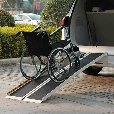 36cm vouwbare draagbare aluminium scooter oprit voor huis trappen trappen deuren stoepen