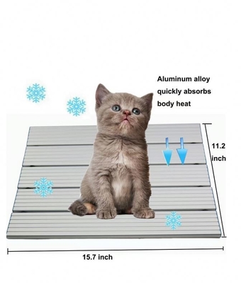 Aluminium legering Koelblok voor huisdieren Wasbare ijspad voor kleine dieren Katten en honden