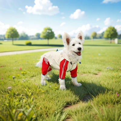 Waterdicht reflecterend viervoetige huisdier hond regenjas kleding met hoed voor kleine dieren