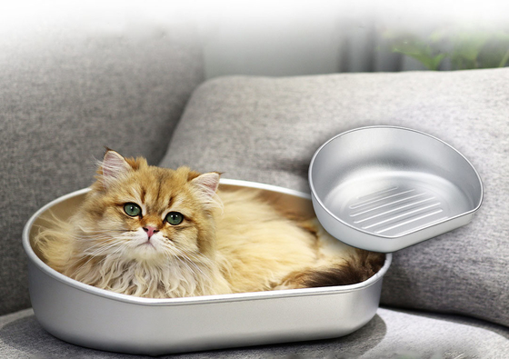 Handwas Groot huisdier Kattenpotten Pan Solid Patroon Handschoonmaak Kitty Kat Toiletdoos