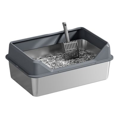 Laaddoos voor kattenbakken van roestvrij staal en kunststof Maine 20 GP 70 sets