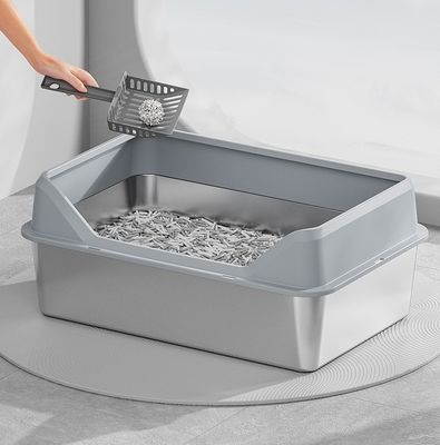 Laaddoos voor kattenbakken van roestvrij staal en kunststof Maine 20 GP 70 sets