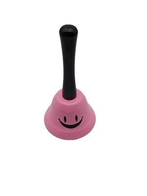120g Custom Logo Handle Desk Bell Kiss Call Bell Schattige Party Toy Ring voor Hand Bell