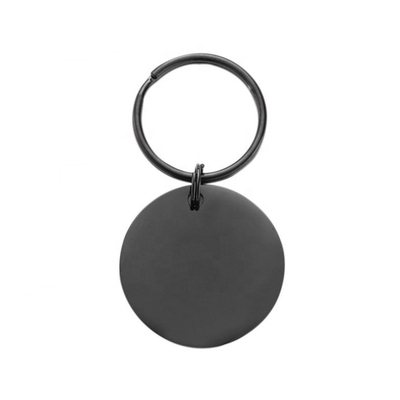 Gepersonaliseerde Pet Tag roestvrij staal cirkel gegraveerde naam ID kraag voor hond kat cadeau