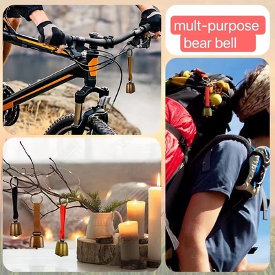 Duurzame buitenveiligheid Beer Bell voor wandelaars Essentieel hulpmiddel voor kamperen en wandelen