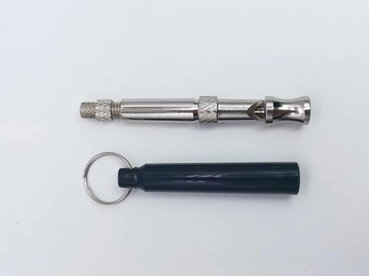 Ultrasone metalen honden training fluit met lanyard Acceptabel voor uw OEM ODM behoeften
