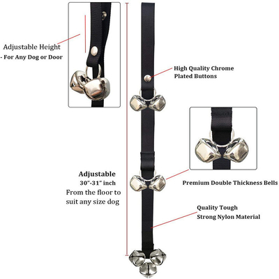 Gezellige hondenhangende deurbel Lanyard laden hoeveelheden 40 HQ laden 168 sets