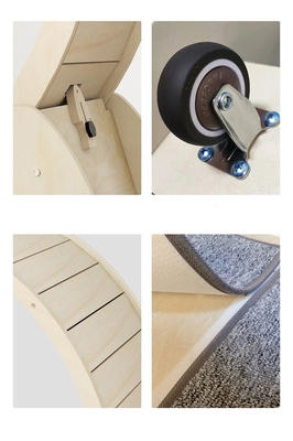 ALT-FBB-275 Houten kat die hardloopt Stil huis Interactief speelgoed