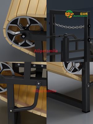 Huisdiertrainingsapparatuur loopband voor honden Mill Finish/Electroforese/Poedercoating