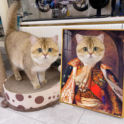 Huisdierportret Foto frame van aluminium legering aangepast souvenir voor honden en katten