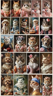 Huisdierportret Foto frame van aluminium legering aangepast souvenir voor honden en katten