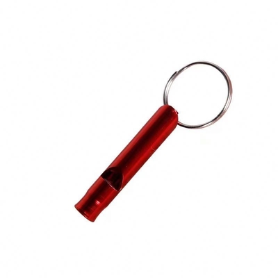 Kleurrijke aluminium legering noodfluit voor zelfverdediging en overleving