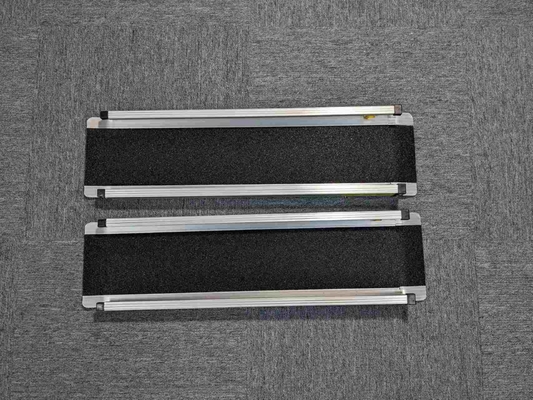 73cm Open breedte T3-T8 Aluminium oprit voor stappen deuren trappen Niet-glijdend oppervlak