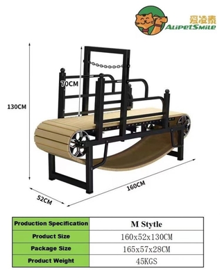 6063/6061/6005/6082/6060 Alloy Air Runner Houten hardloopmachine voor buitenfitness