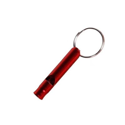 Zelfverdediging Metalen fluit sleutelhanger voor overlevingsveiligheid en kleurrijke sleutelhanger fluitjes