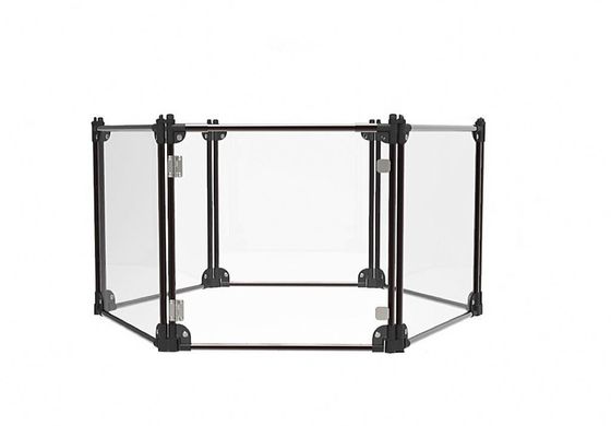 Vierkante Acryl Aluminium Afneembare Speelplaats voor Transparante Kattenhuis