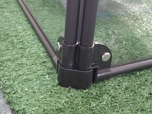 Vierkante Acryl Aluminium Afneembare Speelplaats voor Transparante Kattenhuis