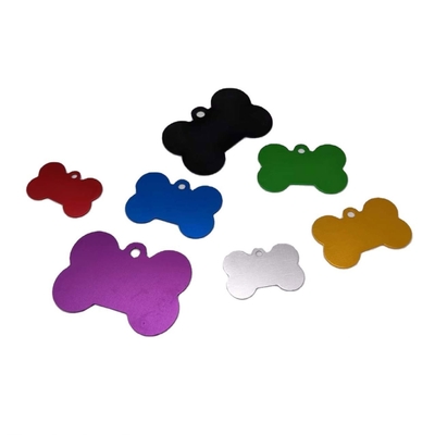 Multi-Color Dogs Tag Engraving Dog Tags in aluminiumlegering met gepersonaliseerd ontwerp