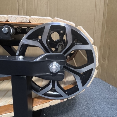 Vervangbare acrylplaat staal houten trainingshond voor loopband behendigheid