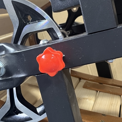 Superlichtgewicht metalen baffel loopband met verstelbaar voorwiel Duurzaam en gemakkelijk
