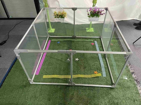 Gepersonaliseerde lichtgewicht draagbare dieren hek huisdier Playpen Cage met robuuste flexibiliteit