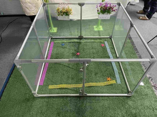 Gepersonaliseerde lichtgewicht draagbare dieren hek huisdier Playpen Cage met robuuste flexibiliteit