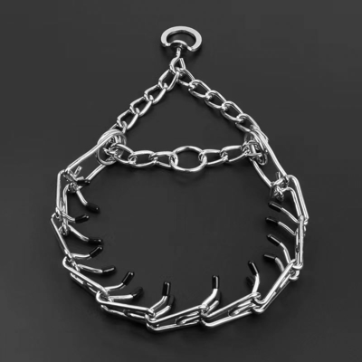 Klantgrootte Metal Afneembare hondentrainingsketen halsband met gepersonaliseerde training