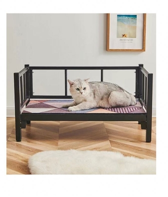 Vochtbestendig metalen verhoogd huisdierbed voor luxe honden en katten Duurzaam ontwerp