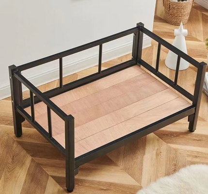Vochtbestendig metalen verhoogd huisdierbed voor luxe honden en katten Duurzaam ontwerp