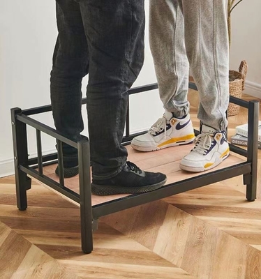 Vochtbestendig metalen verhoogd huisdierbed voor luxe honden en katten Duurzaam ontwerp