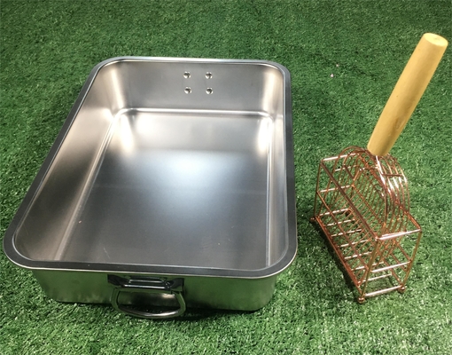 45x30x10cm Grootte Wasbare kattoiletdoos voor het reinigen van huisdieren Roestvrijstalen materiaal