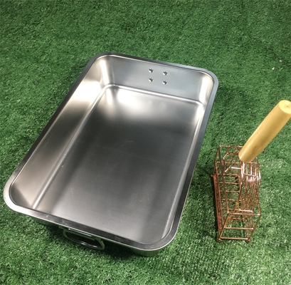 45x30x10cm Grootte Wasbare kattoiletdoos voor het reinigen van huisdieren Roestvrijstalen materiaal