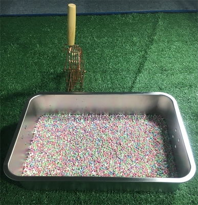 45x30x10cm roestvrij staal kattenbak gemakkelijk open type voor ontlasting