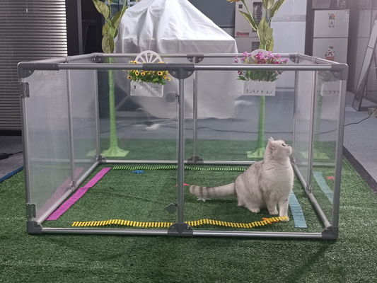 Aluminium vouw hek voor honden aanpasbaar patroon en ademend