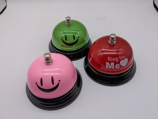 Restaurant Dish Bell Pet Trainer Elektroplatering Meerdere Kleuren Metalen Serveren Call Bell