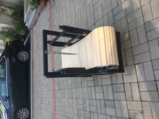 Kleine hondentrainingsloopband Houten sloefmolen zonder motor Anodiserend met zandblaas