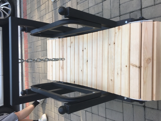 Kleine hondentrainingsloopband Houten sloefmolen zonder motor Anodiserend met zandblaas