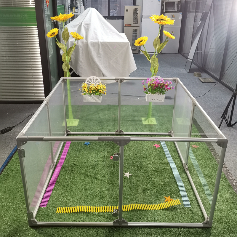 Vervaardiging USA Market DIY Transparante Opvouwbare Huisdierheining Cage voor Kleine Dieren
