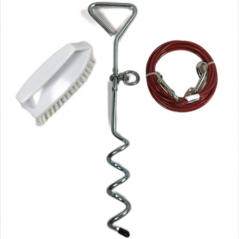 Outdoor Activities Hondenbinding Stake met 100-150kg/220-330lbs Leash Gewicht Capaciteit