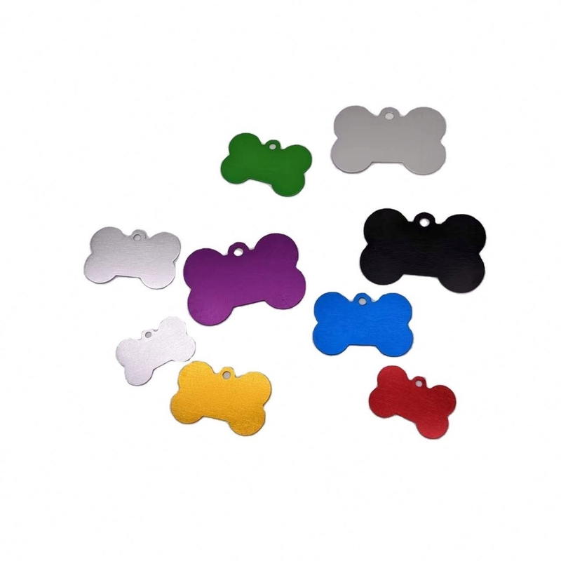 Huisdier ID honden tag met aluminium sublimatie halsband voor het voorjaarsseizoen halsketting personalisatie
