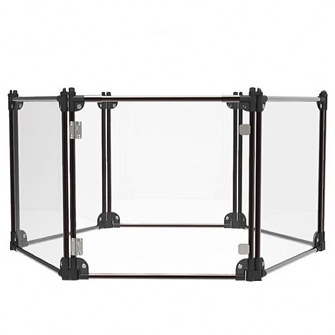 Indoor Outdoor Pet Playpen 8 panelen Draagbaar honden hek met hoge doorlaatbaarheid PC Board
