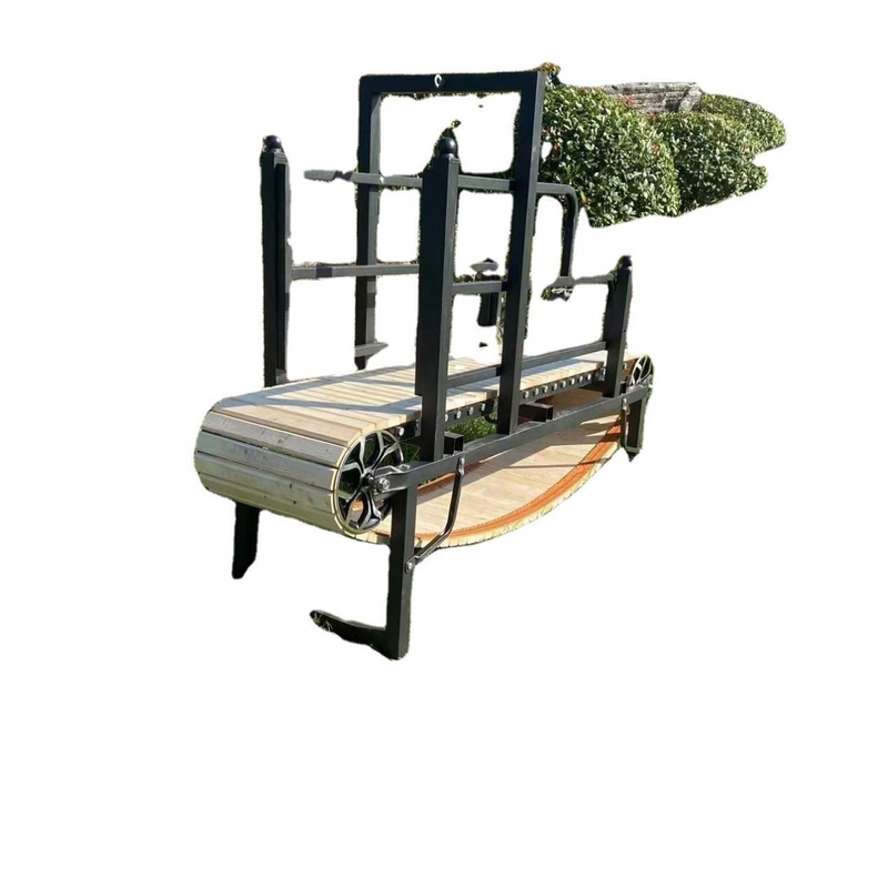 Huisdier dagelijkse training Hout hond loopband Pit Bull Running Machine Slatmill met Custom Logo
